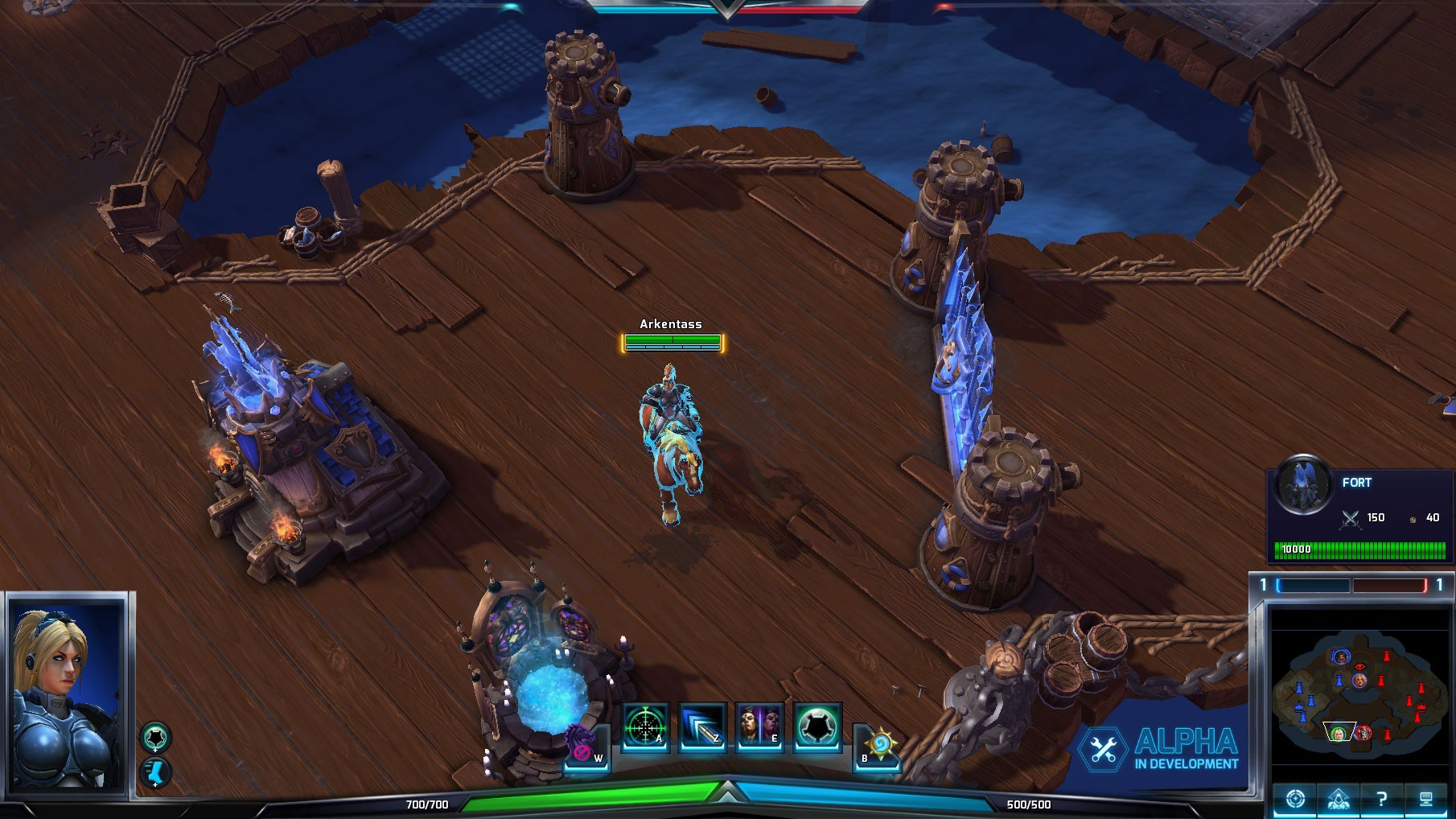 Le fort dans Heroes of the Storm.